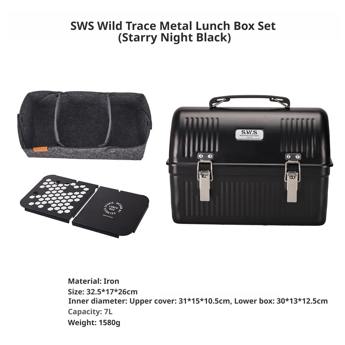 Wellhike- Outdoor Sws Wild Trace Metal Lunch Box