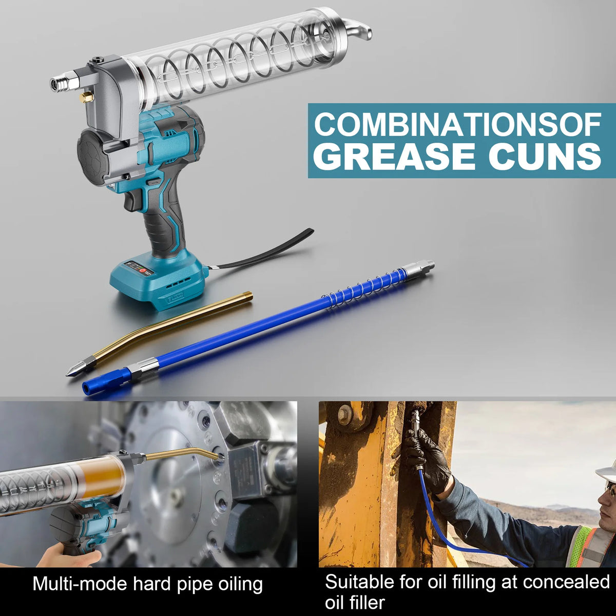 Electric Grease Gun Makita 18v Battery Oiling Machine