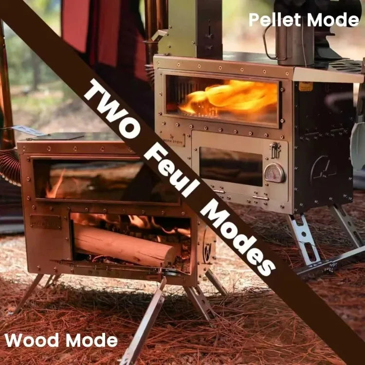 Pellet Stove Oven Wood Burning Stove Outdoor Cooking