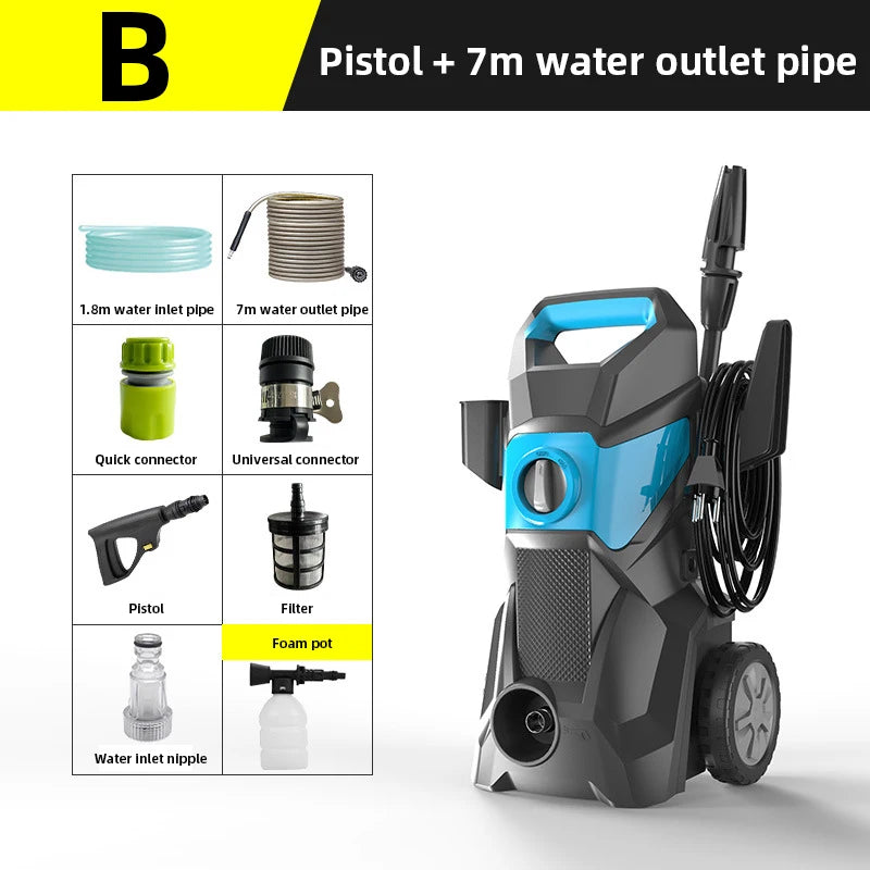 High-Pressure Car Washer Automatic Washer Powerful Water Pump