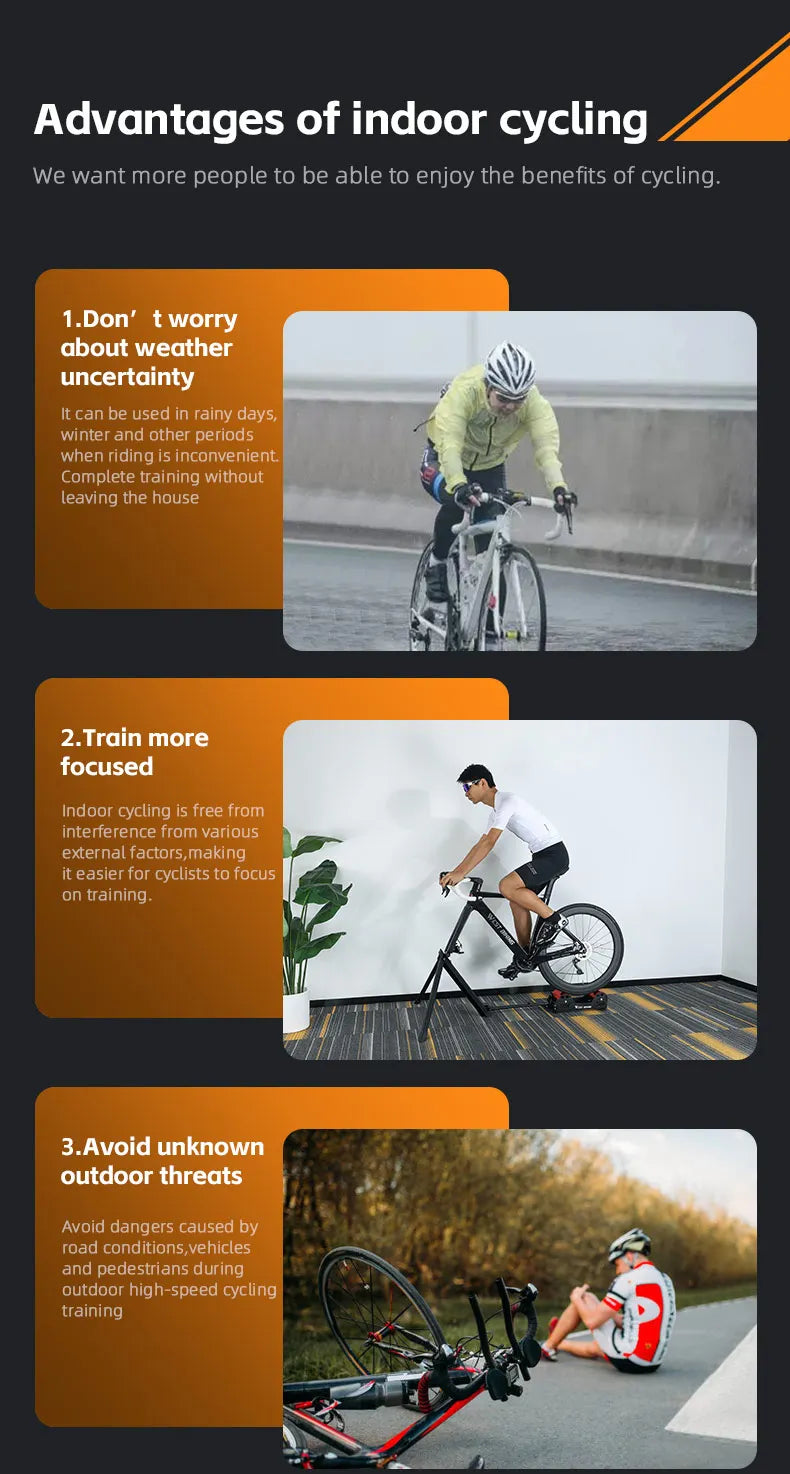 West Biking Bicycle Magnetic Resistance Roller Training Stand