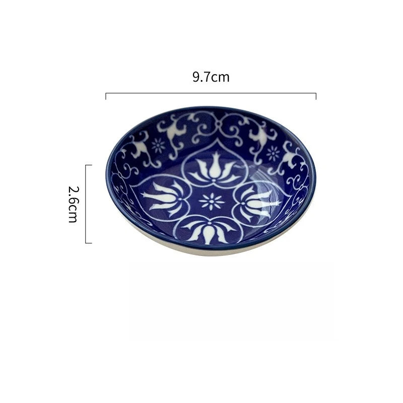 Ceramic Soy Sauce Dish Small Dipping Bowl Tableware