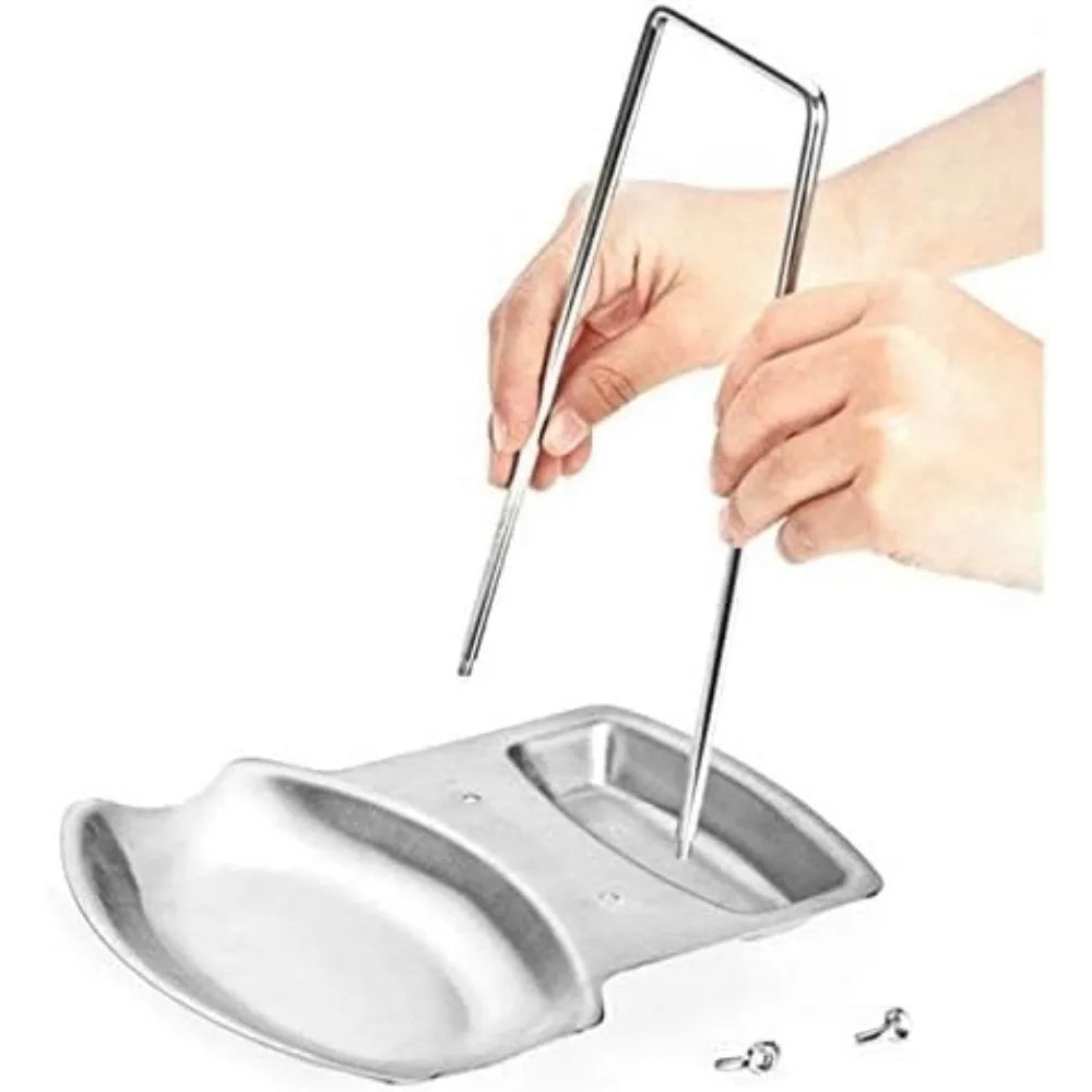 Pot Lid Holder Spoon Rest Stainless Steel Utensils