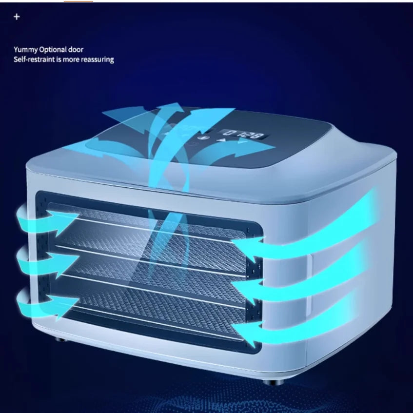 4-Layer Food Dehydrator Machine 400w Stainless Steel Drying