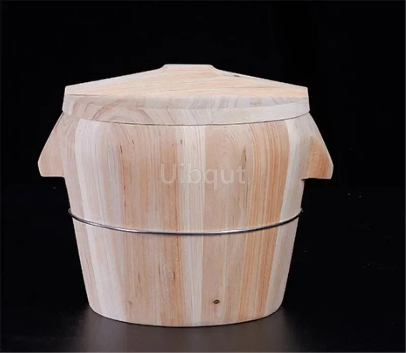 Bamboo Steamer Steamed Rice Wooden Barrel Rice Steamer