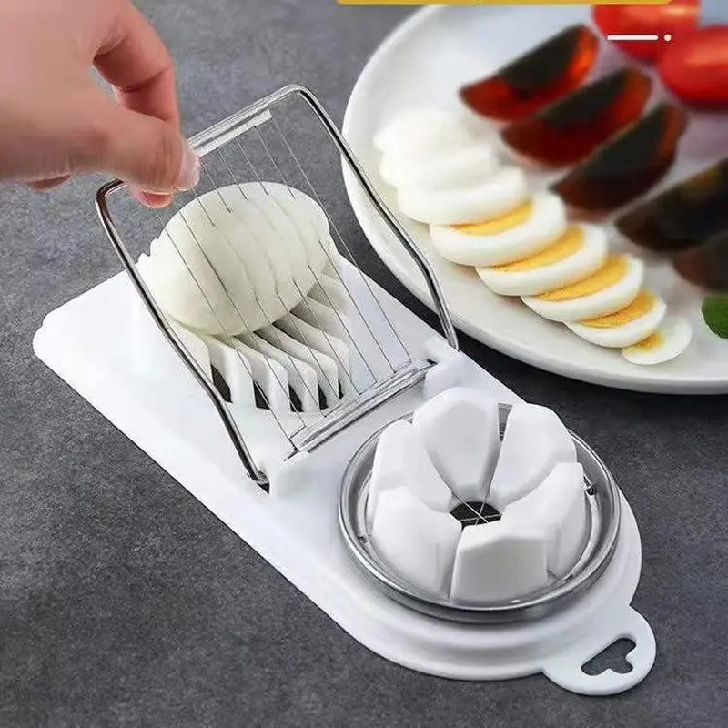 Egg Slicers Stainless Steel Slicer Fancy Splitter Egg