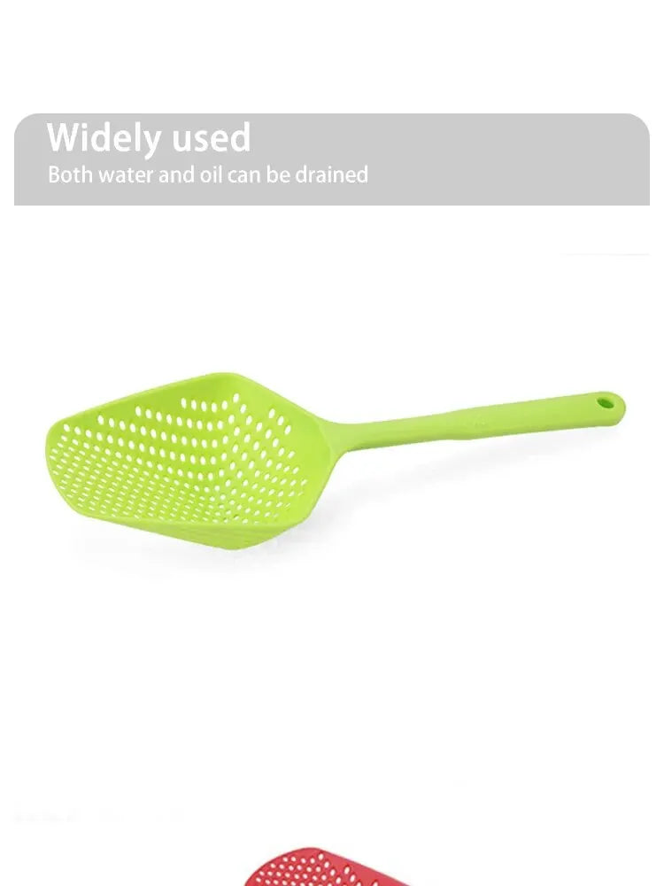 Strainer Spoon Large Funnel Fried Food Strainer Long