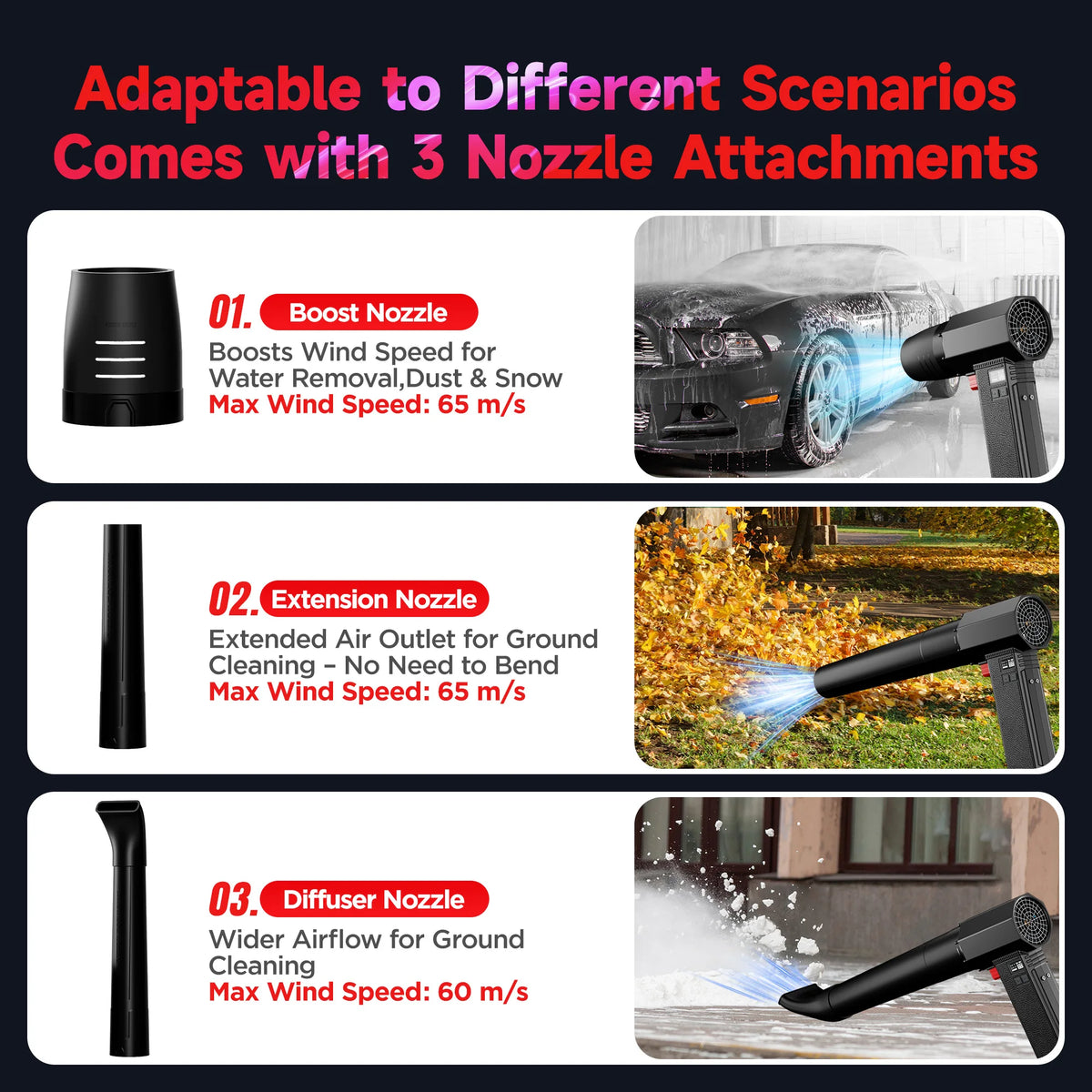 Powerful Air Blower Brushless Motor Turbo Fan Thrust