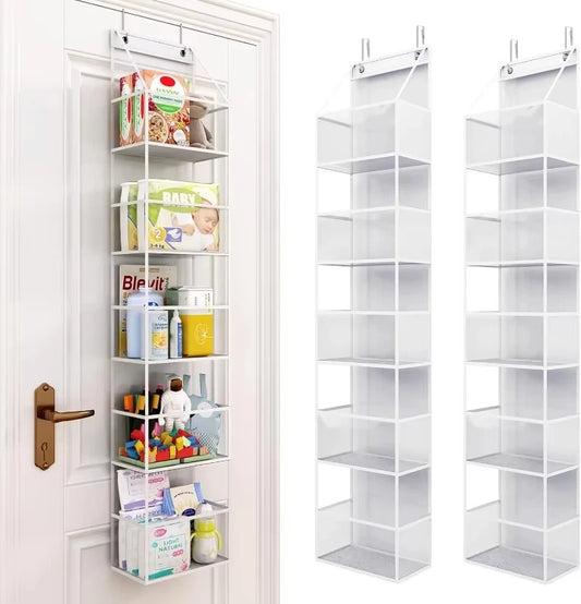 Over Door Hanging Pantry Organizer Hanging Storage Clear