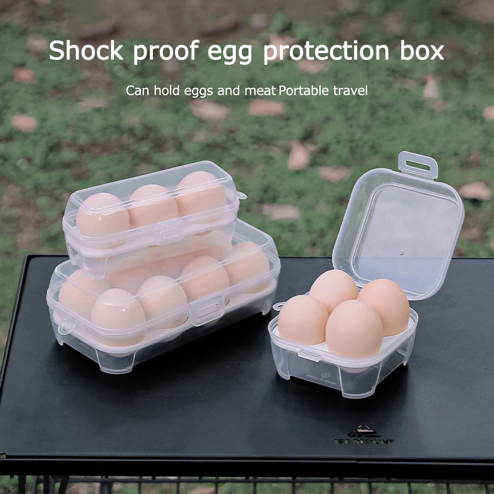 3/4/8 Grids Egg Holder Shockproof Container Case Organizer