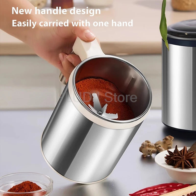 220v Electric Grinder 600w Stainless Steel Grinder Grains
