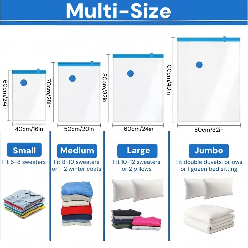 Travel Vacuum Compression Bags Thickened Vacuum Storage Bag