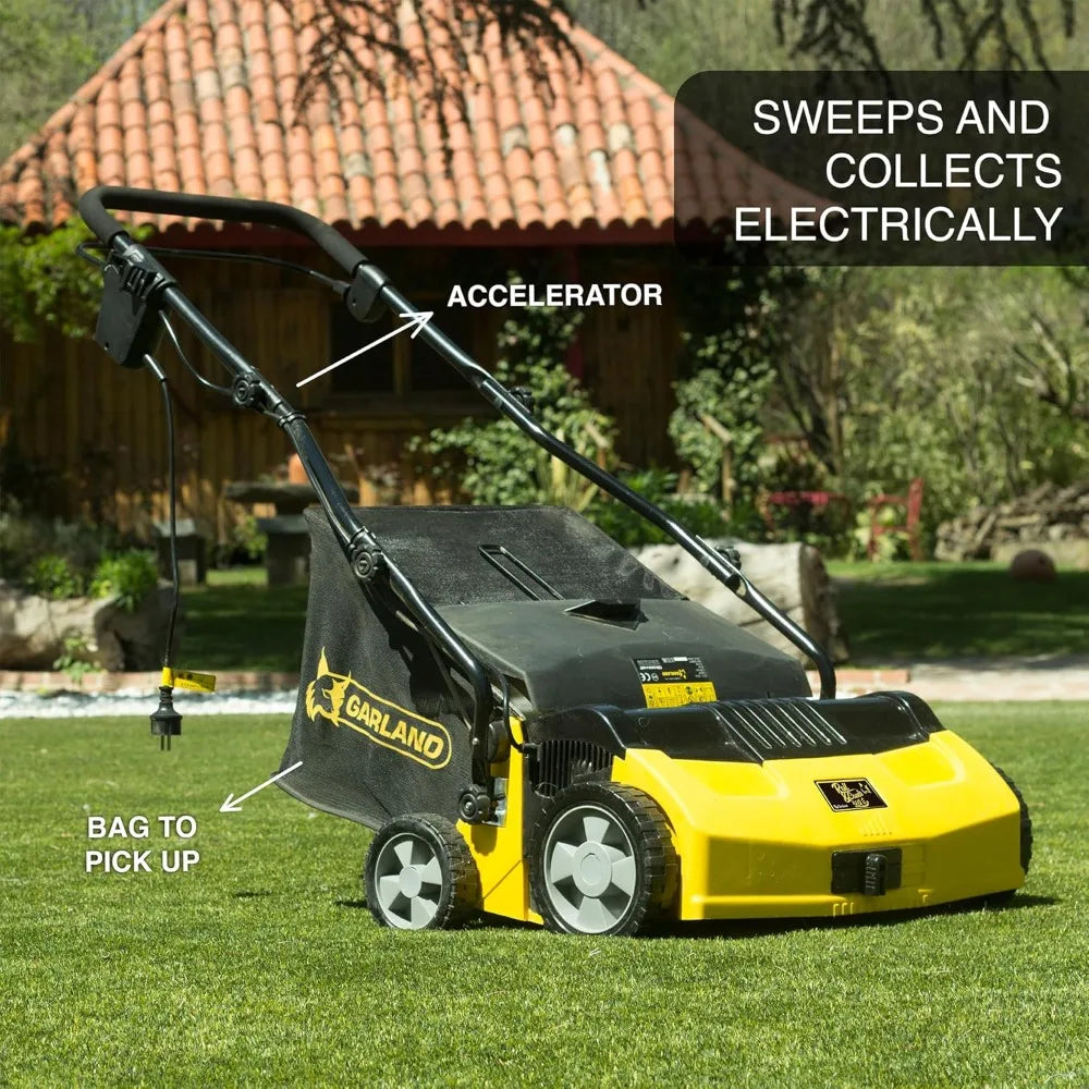 Corded Electric Turf Sweeper Artificial Grass 40l Leaf