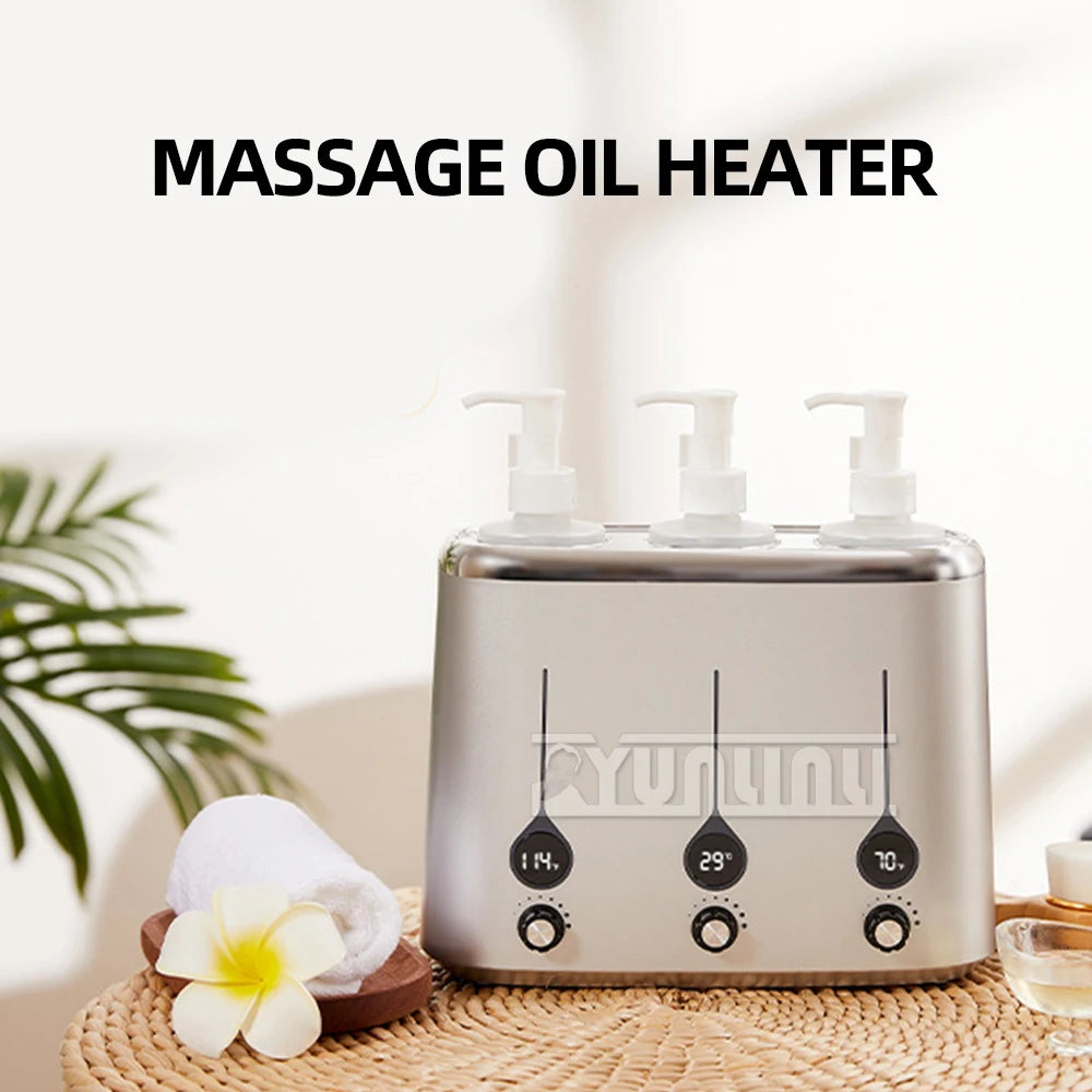 Oil Bottle Warmer Heater Led Screen Spa Equipment