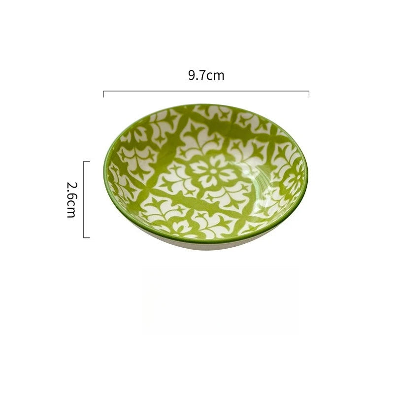 Ceramic Soy Sauce Dish Small Dipping Bowl Tableware