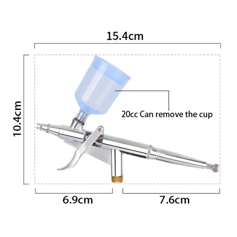 Tm100-116w Professional Mini Airbrush Compressor Kit Cake