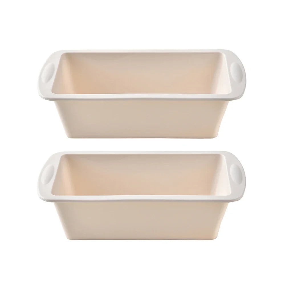 2pcs Loaf Pan Bread Toast Reusable Silicone Mold