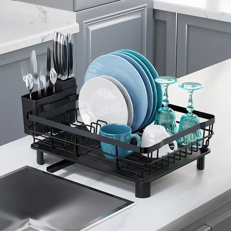 Drying Rack Dish Drainer Whth Drainboard Light Duty