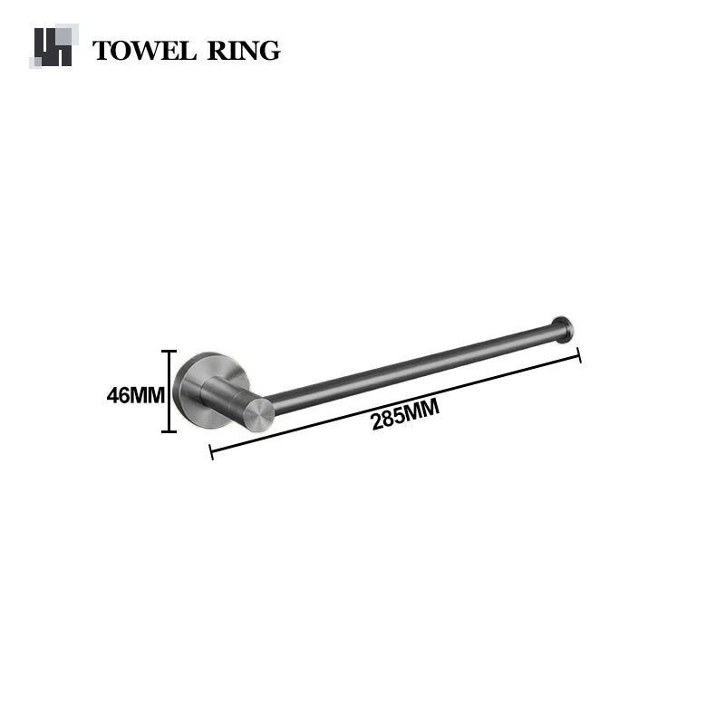 Gray Bathroom Hardware Cup Rack Towel Rack Toilet
