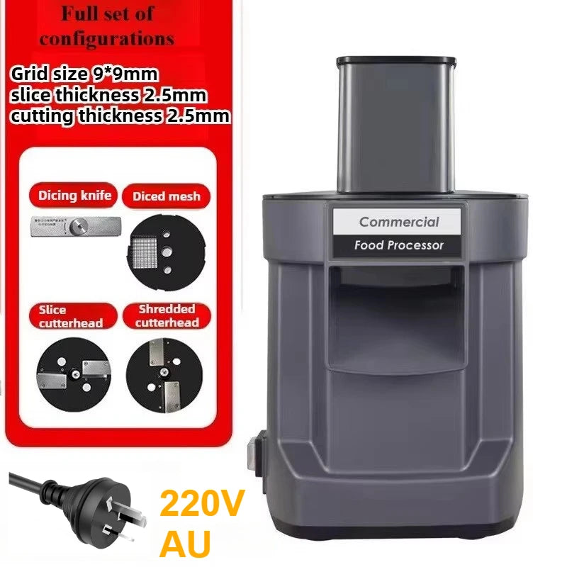 110v/220v Commercial Vegetable Cutter In Automatic Electric
