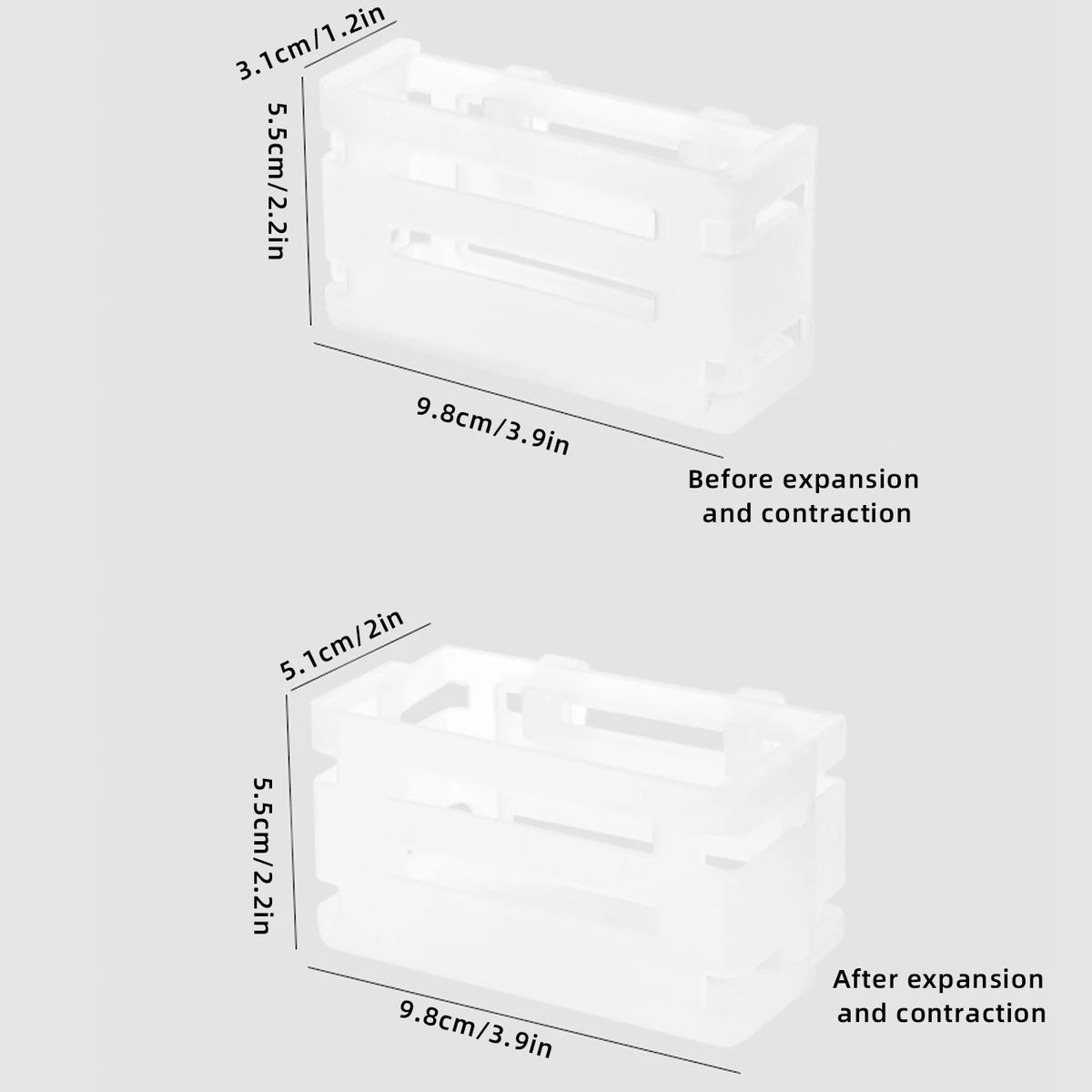 Scalable Fridge Food Organizer Container Refrigerator Side Door