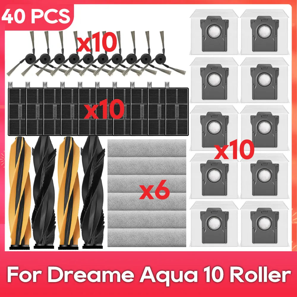 Fit Dreame Aqua 10 Ultra Roller Complete Aqua