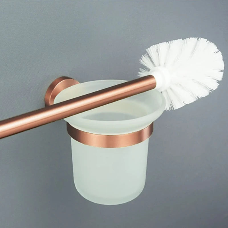 Brushed Rose Gold Stainless Steel Bathroom Hardware Towel
