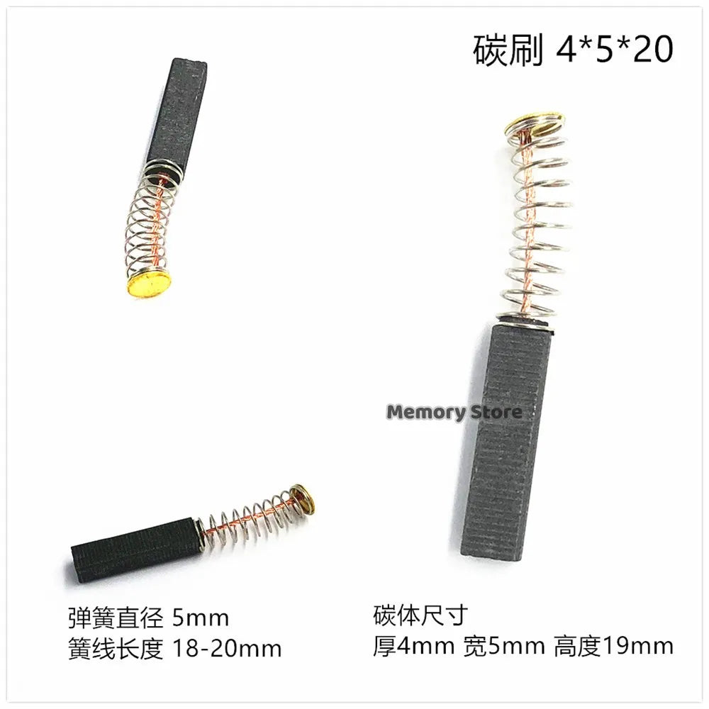 Power Parts Carbon Brush 20mm 5mm 4mm Replacement