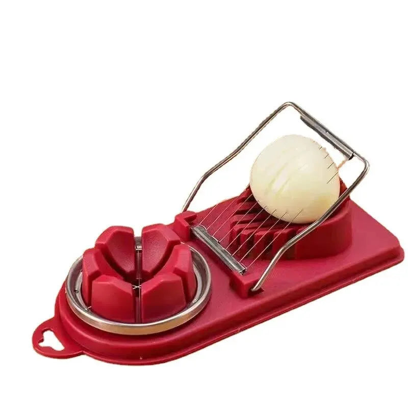 Egg Slicers Stainless Steel Slicer Fancy Splitter Egg