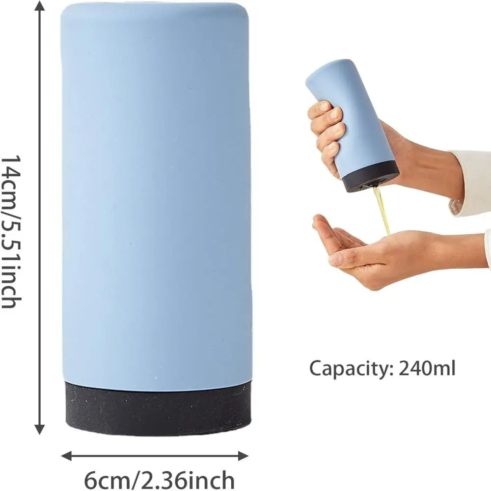 Shampoo Conditioner Dish Soap Dispenser Silicone Reusable Dish