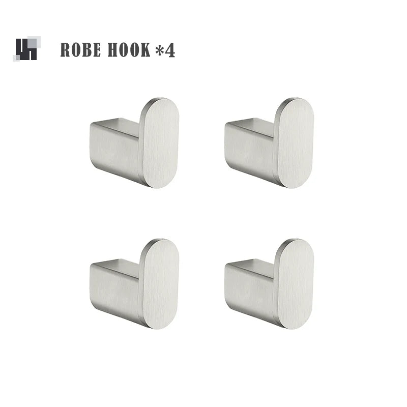 Brushed Towel Ring Holder Bar Rack Brush/Paper Holder
