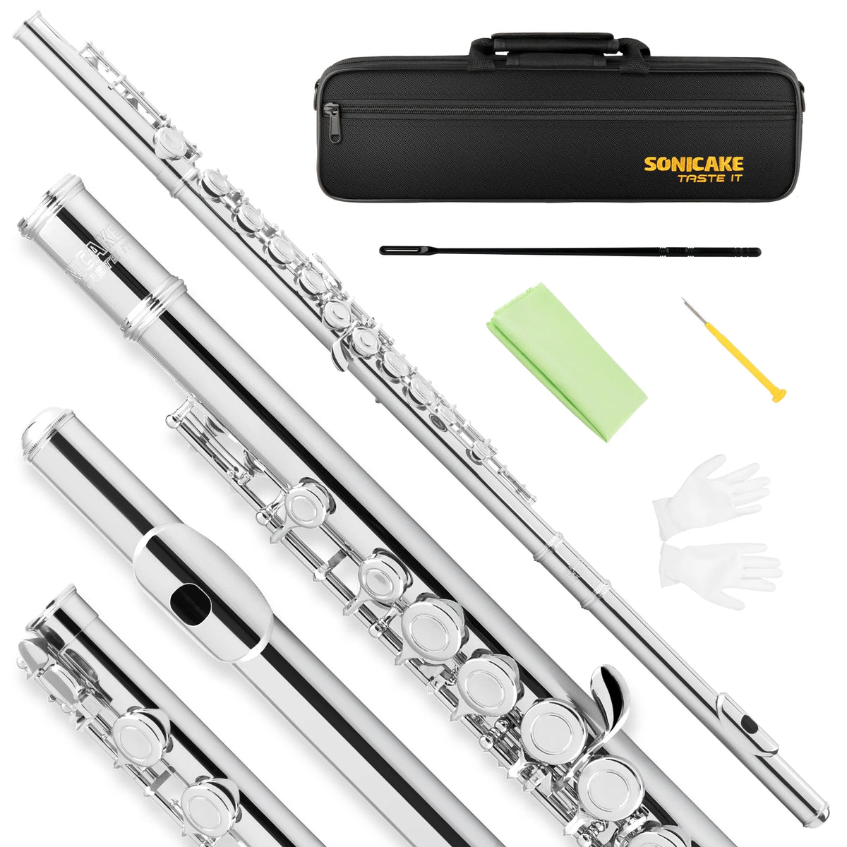 Sonicake Local Flute 16 Closed Holes Key Practice