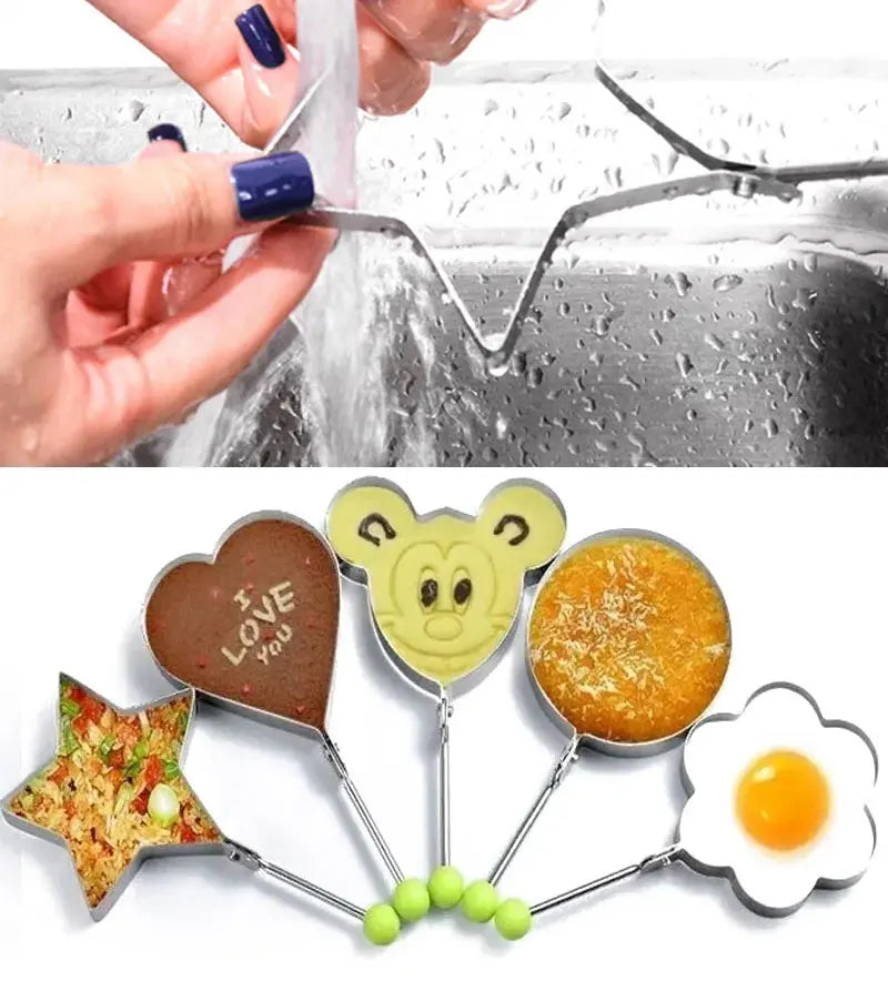 Stainless Steel Fried Egg Shaper Mould Maker Breakfast