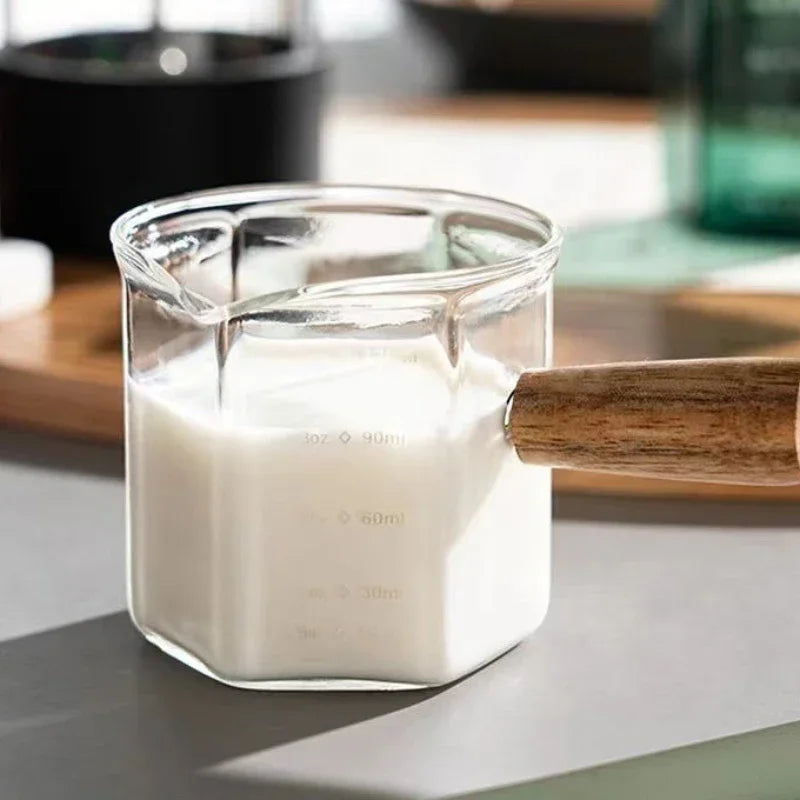 120ml Espresso Extraction Cups Glass Coffee Cup Scale
