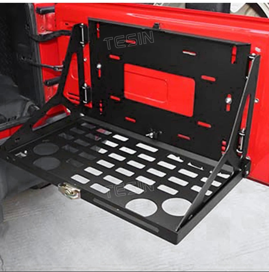 Tesin Car Rear Door Foldable Shelf Tailgate Table