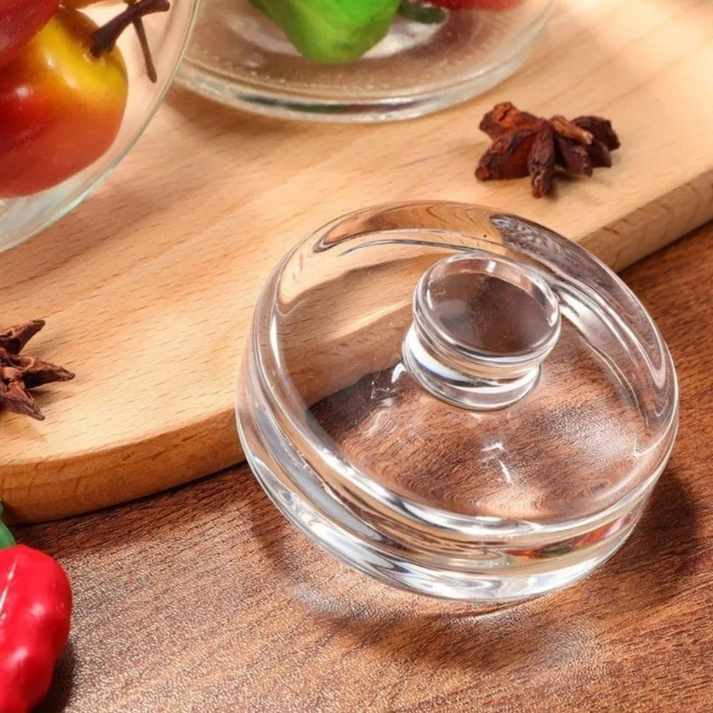 Fermented Glass Weights Clear Handle Wide Mouth Mason