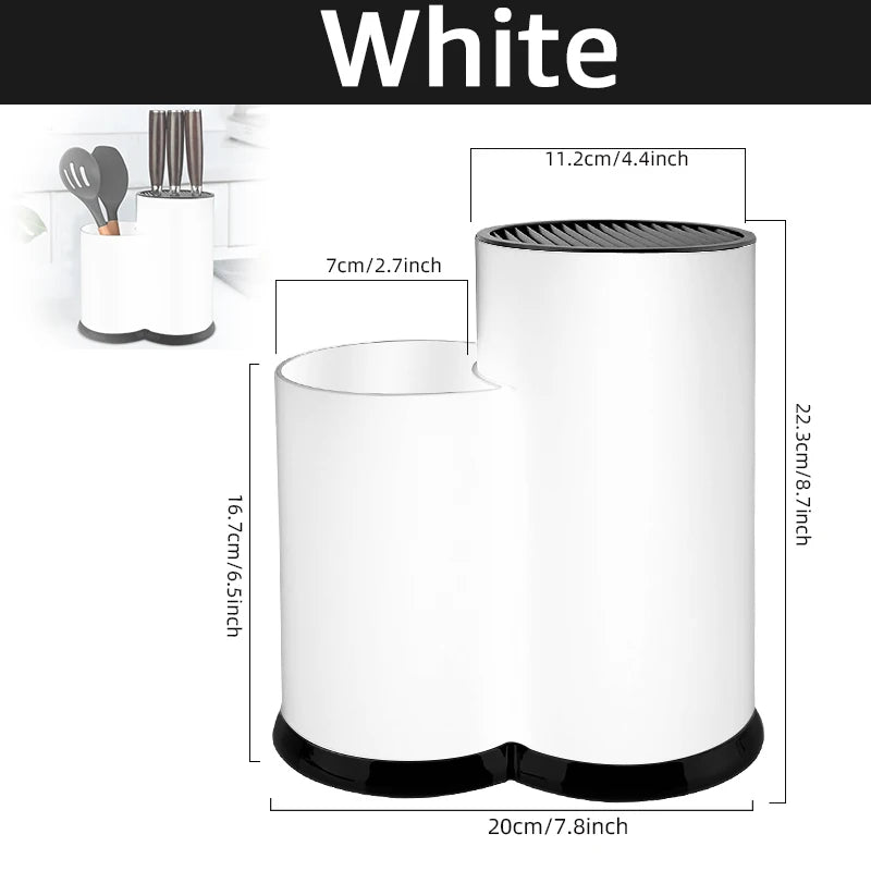 Knife Holder Multi-Function Utensil Stand Knife Block Pp
