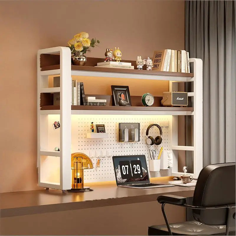 Desktop Shelving Unit Pegboard Desk/Computer Desk Multi-Layer