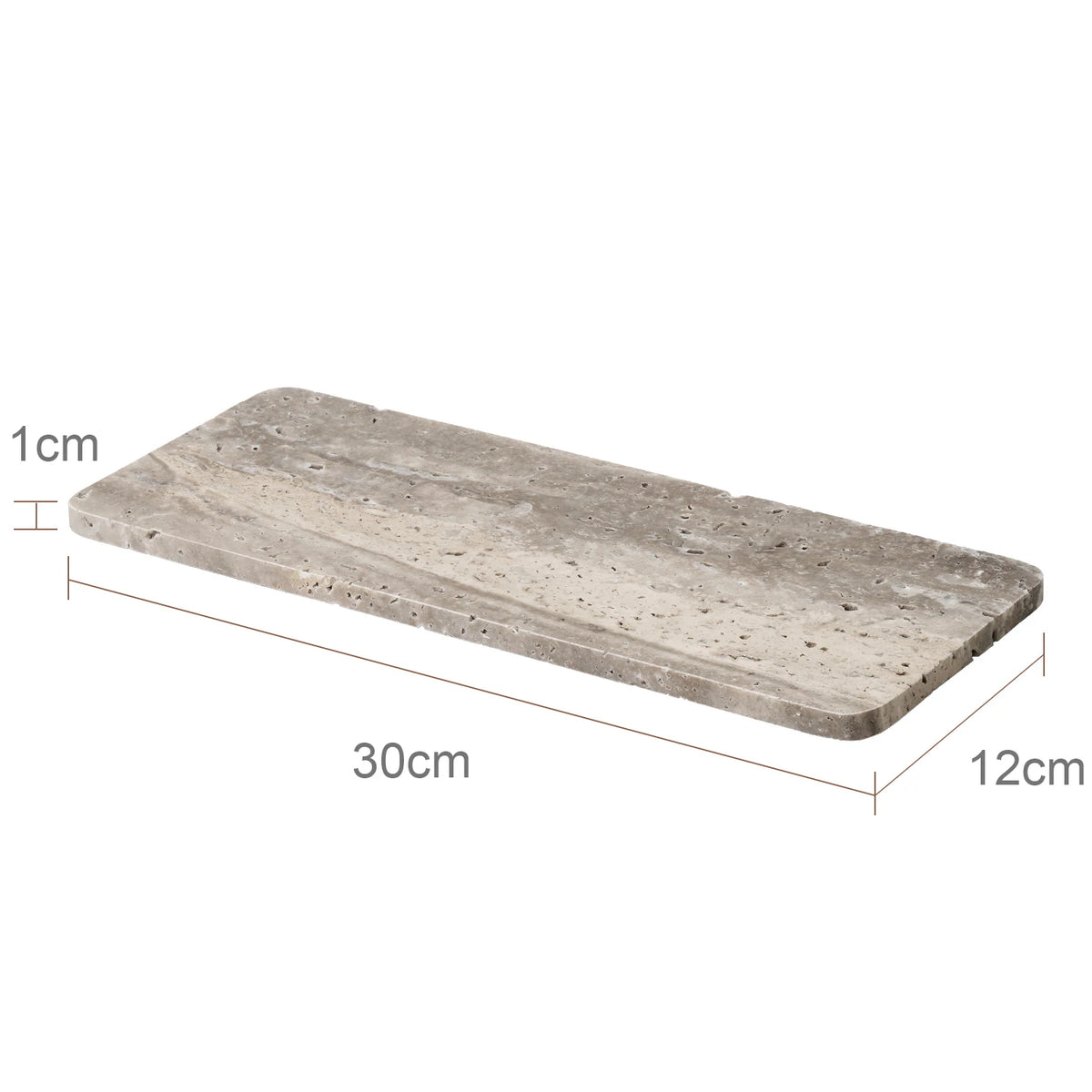 Grigio Travertino Bathroom Sets Vintage Marble Soap Holder