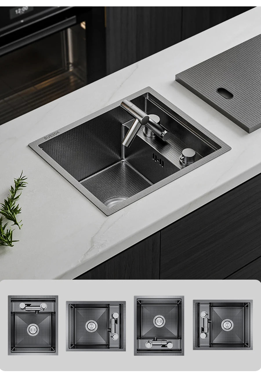 Asras Sus 304 Nanometer Hidden Island Sink Rice