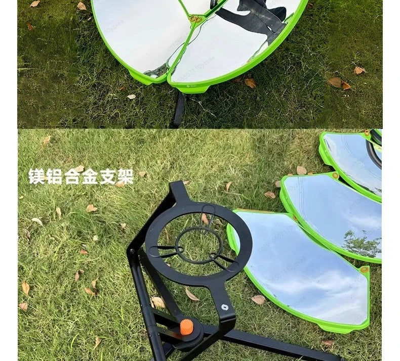 High Efficiency Parabolic Solar Oven - Boils Water
