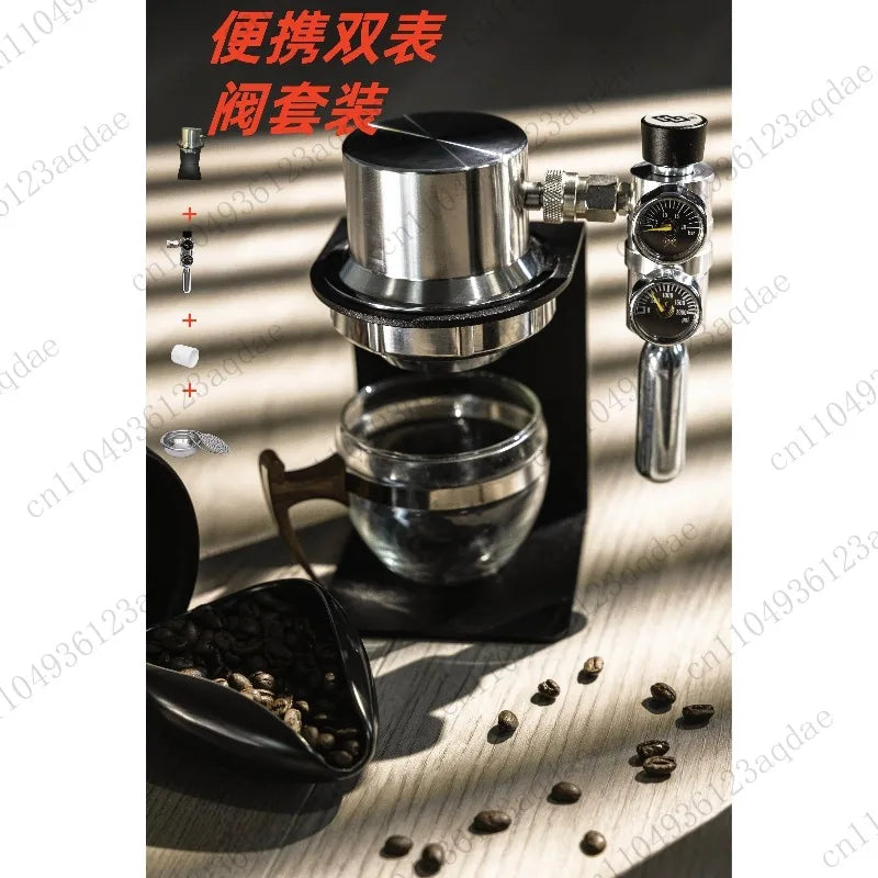 Coffee Maker Pneumatic Espresso Machine Bar Pressure Extraction