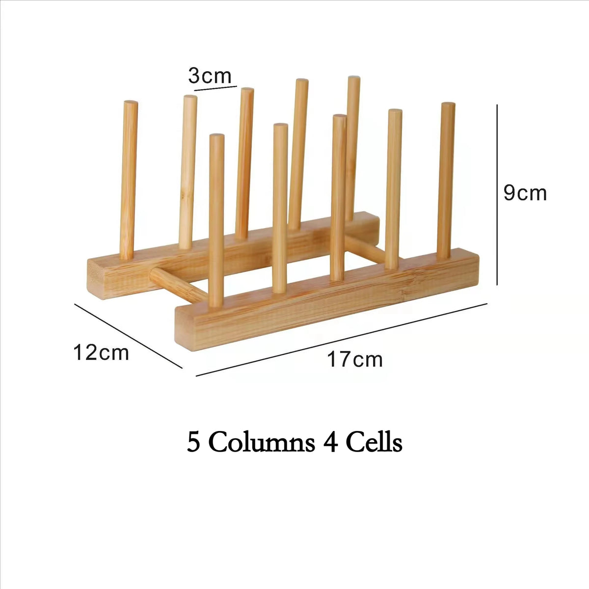 Diy Locker Bamboo Drain Rack Wooden Plate Rack