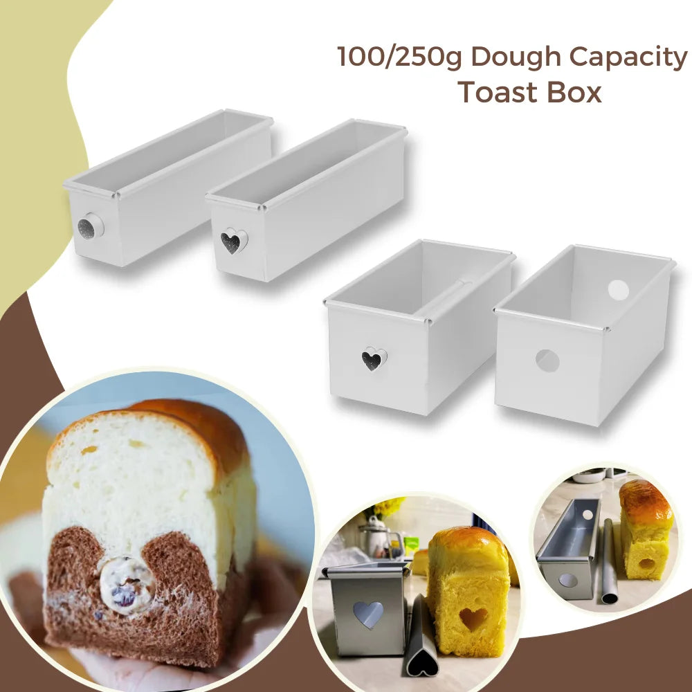 Rectangle Travel Cake Mold Toast Box Oven Baking