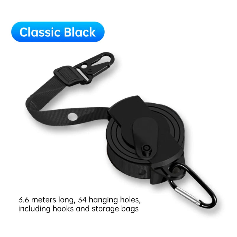 6m Retractable Car Drying Multi-Function Drying Rack Self-Driving