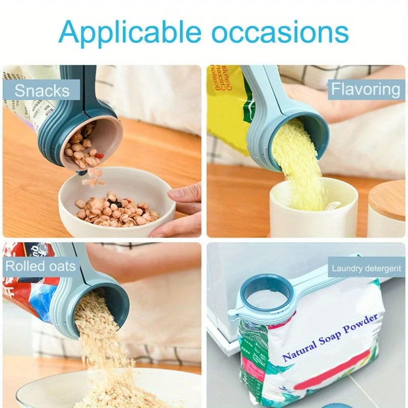 1pcs Food Storage Bag Sealing Clips Plastic Cap