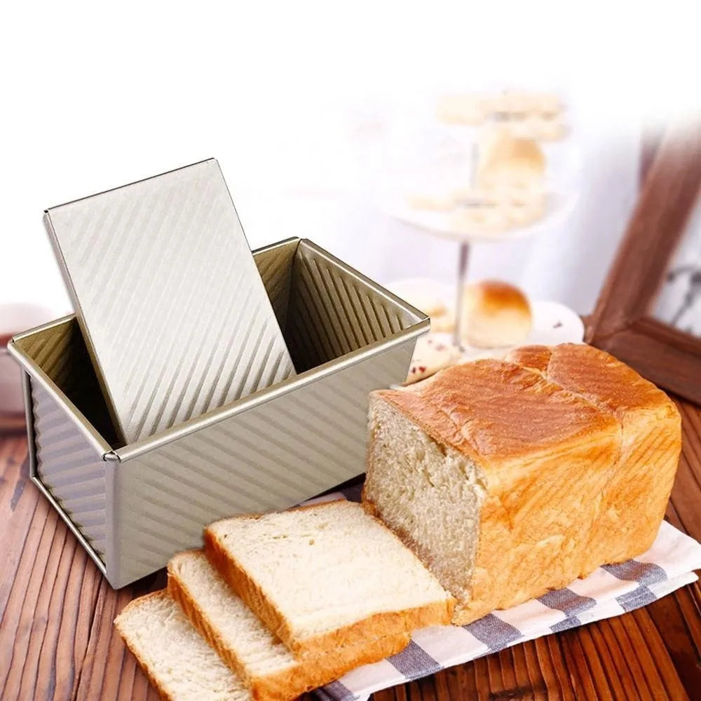 Carbon Steel Loaf Pan Rectangle Shape Cover Bread