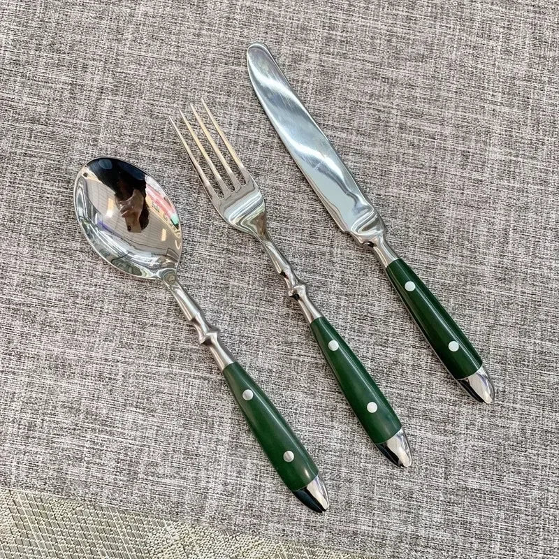 3pcs/5pcs Cutlery Stainless Steel Utensils Sets Fork Spoons