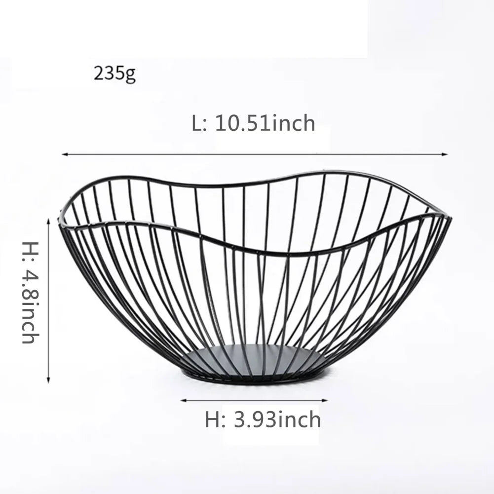 Multi Size Metal Fruit Basket Iron Snack Bread