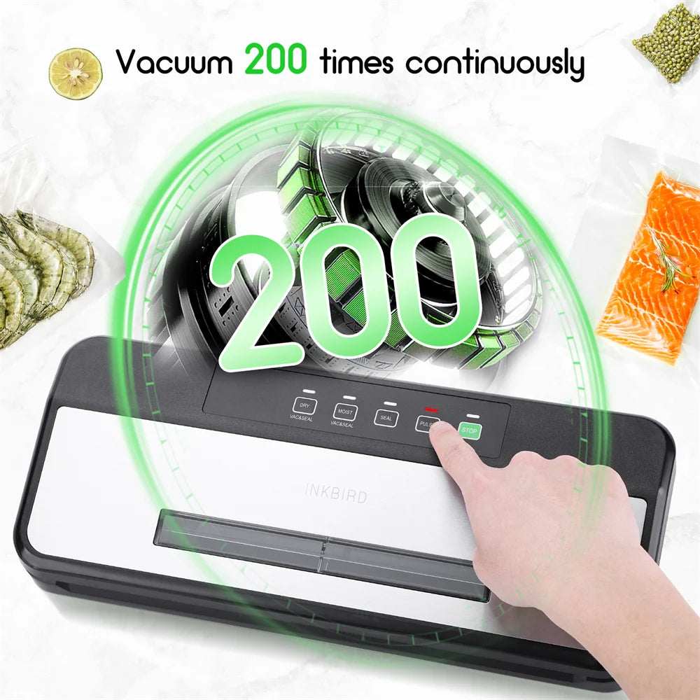 Inkbirdp Ink-Vs03 80kpa Food Vacuum Sealer Machine Strong